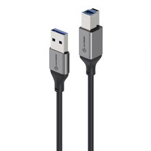 view ALOGIC Ultra 2m USB 3.0 USB-A to USB-B Cable - Space Grey