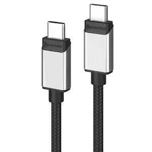 ALOGIC Ultra Fast Plus 1m USB-C to USB-C USB 2.0 Cable - Space Grey