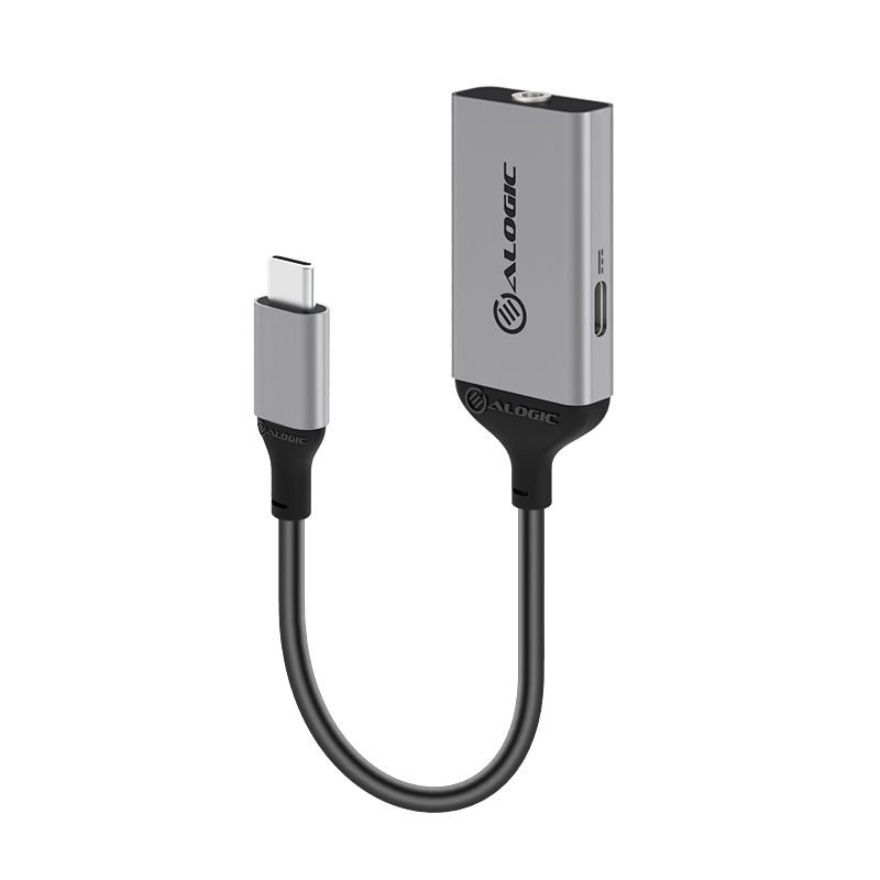 ALOGIC Ultra 10cm USB-C To 3.5mm Audio And USB-C Charging Adapter