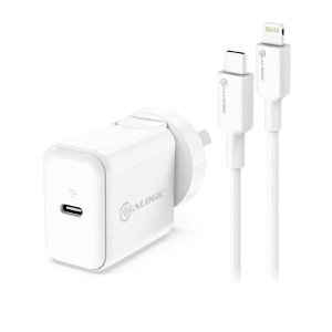 ALOGIC USB-C 18W Wall Charger with USB-C to Lightning Cable
