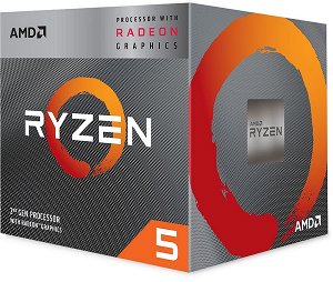 AMD Ryzen 5 3400G Quad-Core 4.2GHz AM4 with Wraith Spire Cooler