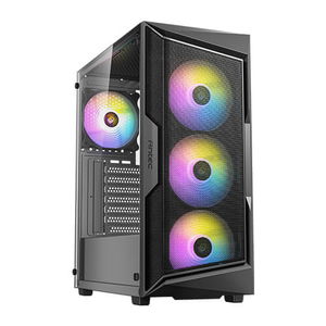 Antec AX61 Elite Tempered Glass ARGB ATX Mid Tower Case with NO PSU - Black