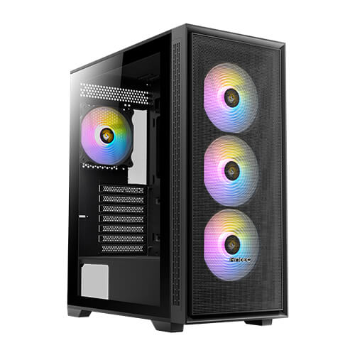 Antec AX81 Elite ARGB ATX Mid Tower Case - Black