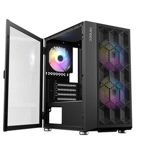 Antec NX200M RGB Micro-ATX Mini Tower Gaming Case - Black