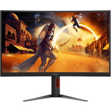 view AOC CQ27G4 27 Inch 2560x1440 QHD 1ms 180Hz VA Gaming Curved Monitor - HDMI, DisplayPort