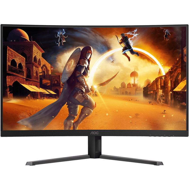 AOC CQ32G4E 31.5 Inch 2560 x 1440 QHD 1ms 180Hz VA Gaming Curved Monitor - HDMI, DisplayPort