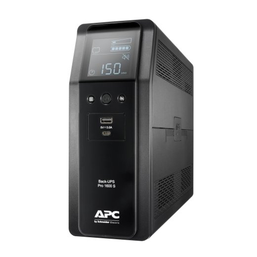 APC Back UPS Pro BR 1600VA 960W 8 Outlet Line Interactive Sinewave Tower UPS