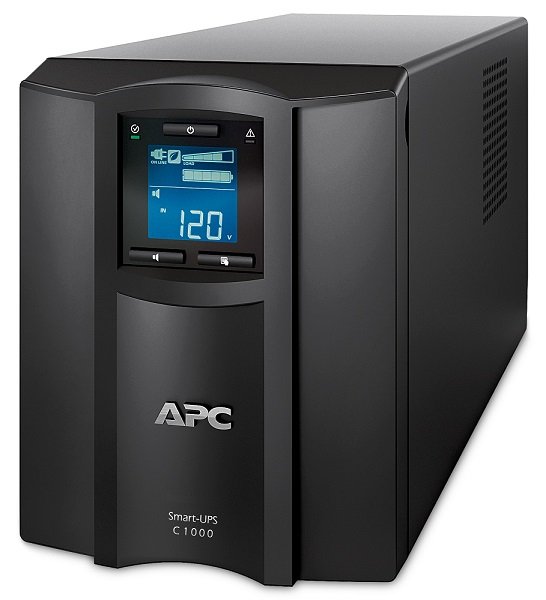 APC Smart-UPS C 1000VA 600W Line Interactive Tower UPS