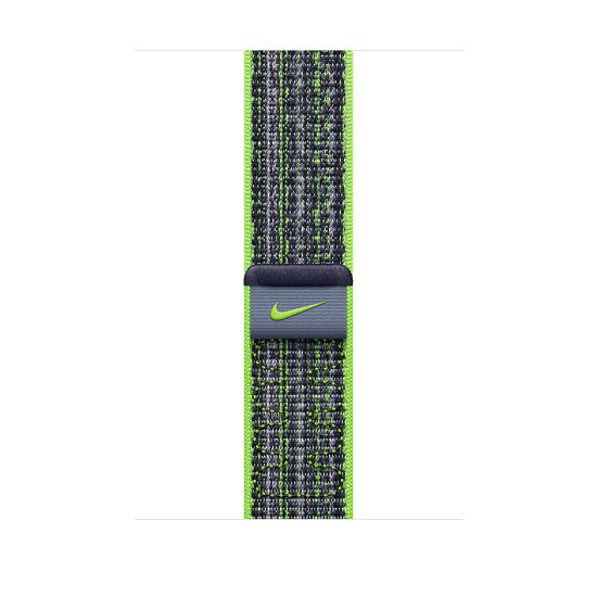 Apple 41mm Nike Sport Loop - Bright Green/Blue