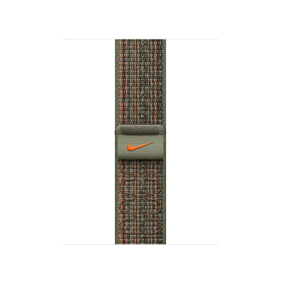 Apple 41mm Nike Sport Loop - Sequoia/Orange