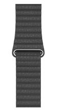 view Apple 44mm Large Leather Loop - Black