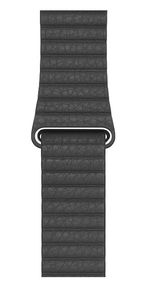 Apple 44mm Large Leather Loop - Black