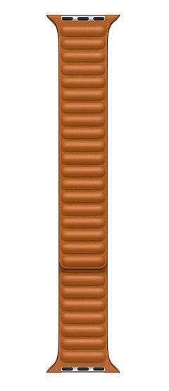Apple 45mm Leather Link M/L - Golden Brown