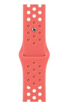 view Apple 45mm Nike Sport Band - Magic Ember/Crimson Bliss