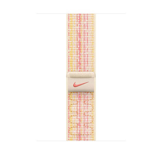 Apple 45mm Nike Sport Loop - Starlight/Pink