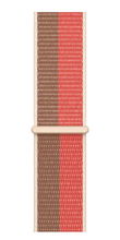 view Apple 45mm Sport Loop - Pink Pomelo/Tan
