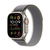 Apple 49mm Green/Gray Trail Loop - M/L