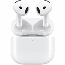 view Apple AirPods 4 Bluetooth In Ear Wireless Stereo Earbuds with Active Noise Cancellation - White