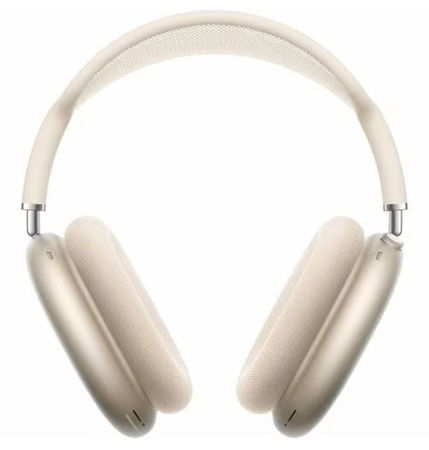 Apple AirPods Max Bluetooth Overhead Wireless Stereo Headphones - Starlight