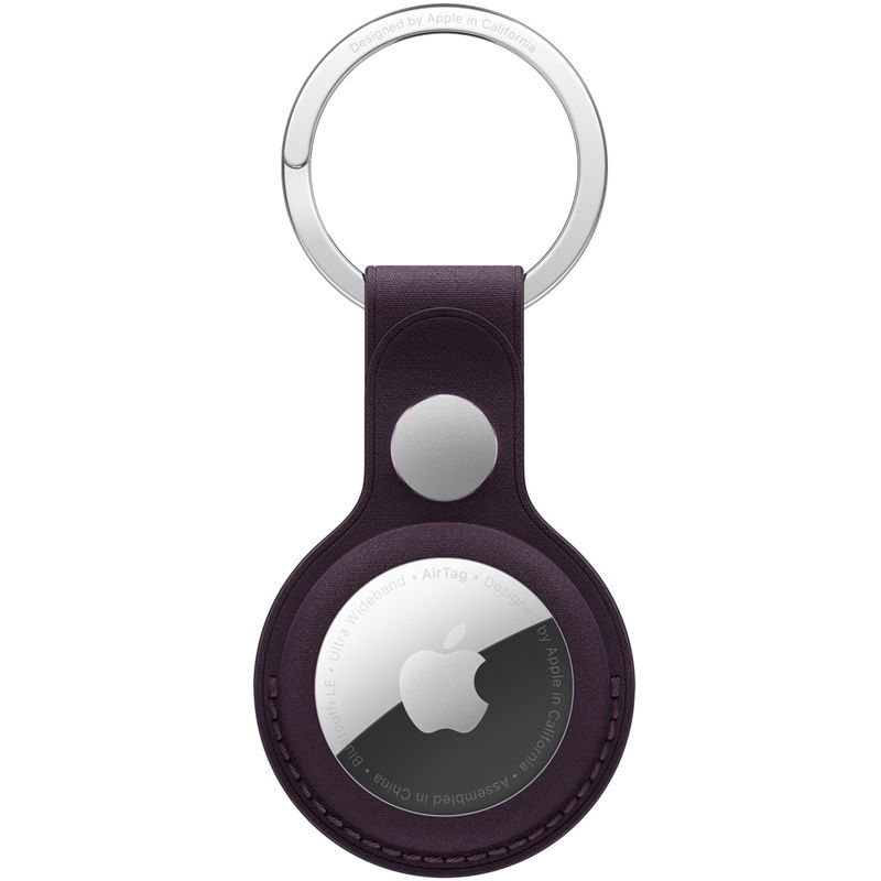 Apple AirTag FineWoven Key Ring – Blackberry