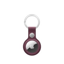 view Apple AirTag FineWoven Key Ring - Mulberry