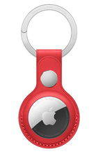 view Apple AirTag Leather Key Ring - (Product) Red