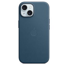 view Apple FineWoven Case with MagSafe for iPhone 15 - Pacific Blue