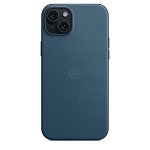 Apple FineWoven Case with MagSafe for iPhone 15 Plus - Pacific Blue