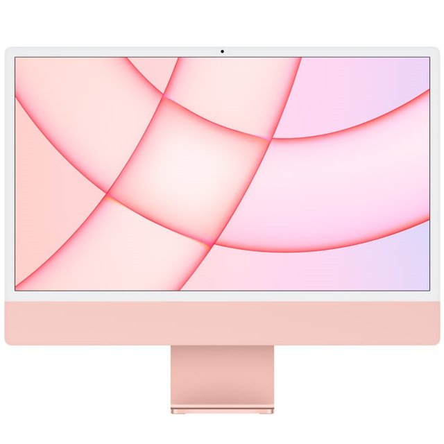 Apple iMac with Retina 24 Inch M1 8C/8G 8GB RAM 256GB SSD All-in-One Desktop with macOS - Pink