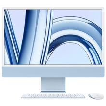 view Apple iMac 24 Inch 4.5K Retina M3 8C/10G 8GB RAM 512GB SSD All-in-One Desktop with macOS - Blue