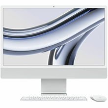 view Apple iMac 24 Inch 4.5K Retina M3 8GB RAM 256GB SSD All-in-One Desktop with macOS - Silver