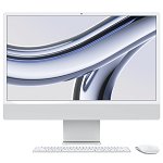 Apple iMac 24 Inch 4.5K Retina M3 8C/10G 8GB RAM 512GB SSD All-in-One Desktop with macOS - Silver