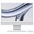 Apple iMac 24 Inch 4.5K Retina M3 8C/10G 8GB RAM 512GB SSD All-in-One Desktop with macOS - Silver