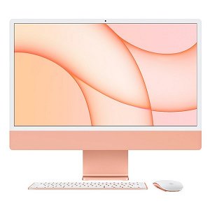 Apple iMac 24 Inch 4.5K Retina M1 8GB RAM 256GBSSD All-in-One Desktop with macOS - Orange