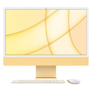 Apple iMac 24 Inch 4.5K Retina M1 8GB RAM 256GBSSD All-in-One Desktop with macOS - Yellow