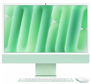 Apple iMac 24 Inch 4.5K M4 16GB RAM 256GB SSD All-in-One Desktop with macOS - Green