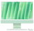 Apple iMac 24 Inch 4.5K M4 16GB RAM 256GB SSD All-in-One Desktop with macOS - Green