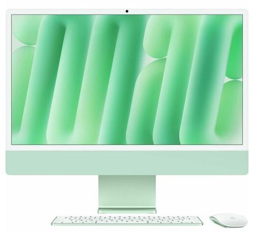 Apple iMac 24 Inch 4.5K M4 16GB RAM 256GB SSD All-in-One Desktop with macOS - Green