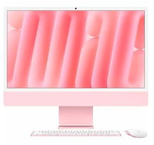 view Apple iMac 24 Inch 4.5K M4 16GB RAM 256GB SSD All-in-One Desktop with macOS - Pink