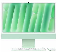 view Apple iMac 24 Inch 4.5K Retina M4 16GB RAM 256GB SSD All-in-One Desktop with macOS - Green