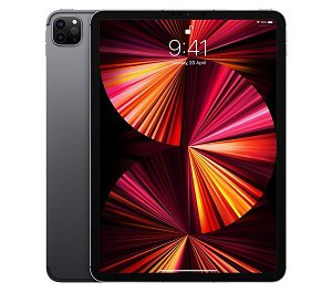 Apple iPad Pro (3rd Gen) 11 Inch M1 2TB Wi-Fi + Cellular Tablet with iPadOS 14 - Space Grey