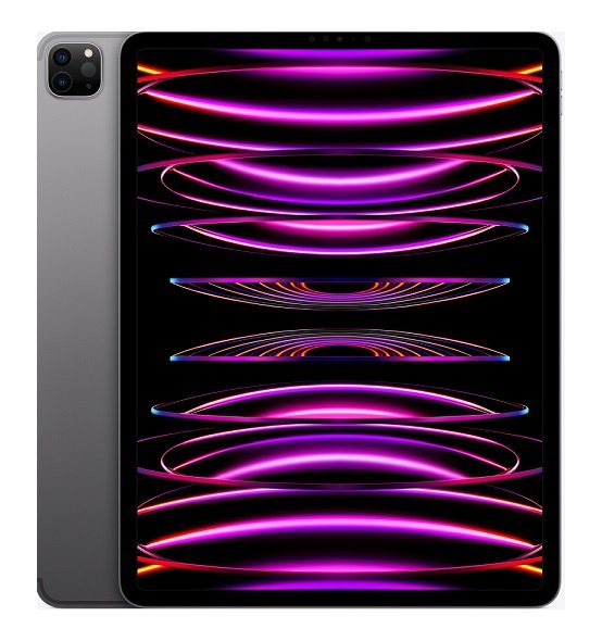 Apple iPad Pro (6th Gen) 12.9 Inch M2 8GB RAM 256GB Wi-Fi and Cellular Tablet with iPadOS 16 - Space Grey