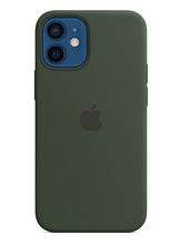 view Apple Silicone MagSafe Case for iPhone 12 Mini - Cyprus Green
