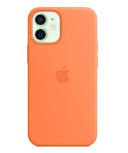 view Apple Silicone MagSafe Case for iPhone 12 Mini - Kumquat