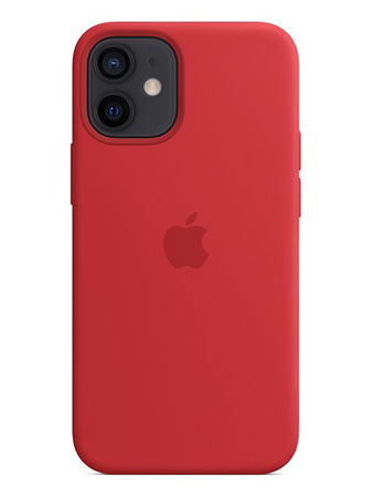 Apple Silicone MagSafe Case for iPhone 12 Mini - Red