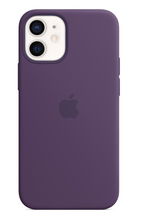 view Apple Silicone Case with MagSafe for iPhone 12 Mini - Amethyst