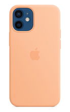 view Apple Silicone Case with MagSafe for iPhone 12 Mini - Cantaloupe
