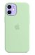 Apple Silicone Case with MagSafe for iPhone 12 Mini - Pistachio