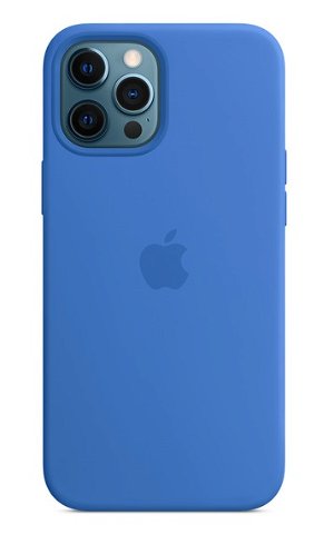 Apple Silicone Case with MagSafe for iPhone 12 Pro Max - Capri Blue