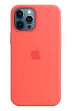 view Apple Silicone MagSafe Case for iPhone 12 Pro Max - Pink Citrus